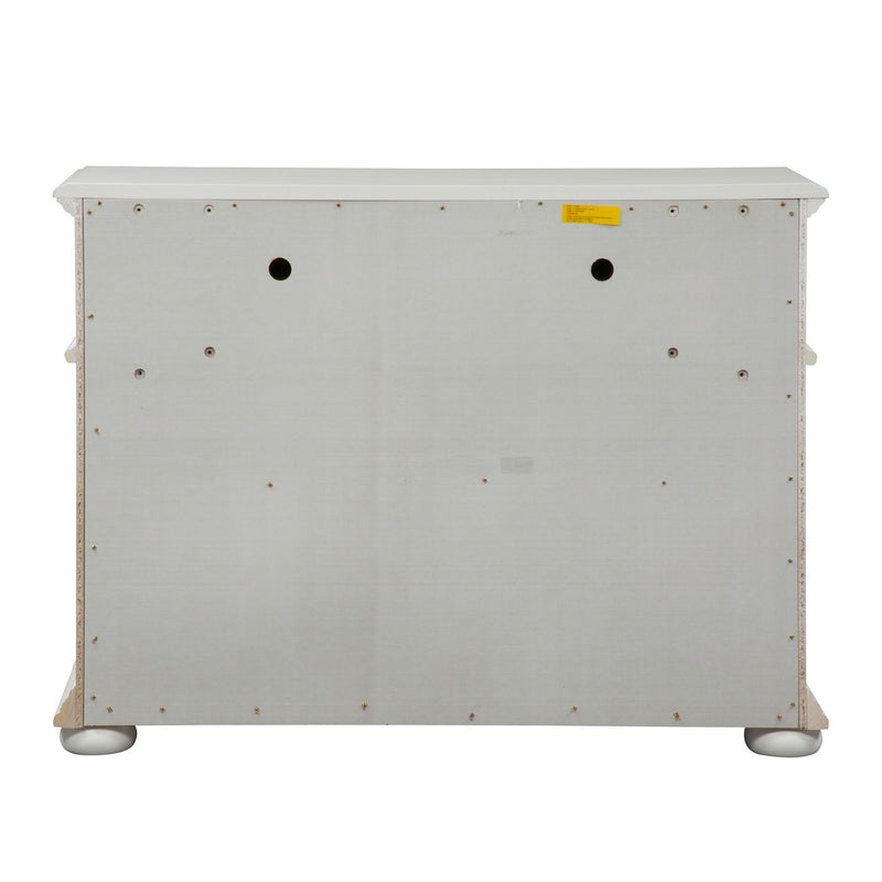 Summer House Media Chest in Oyster White