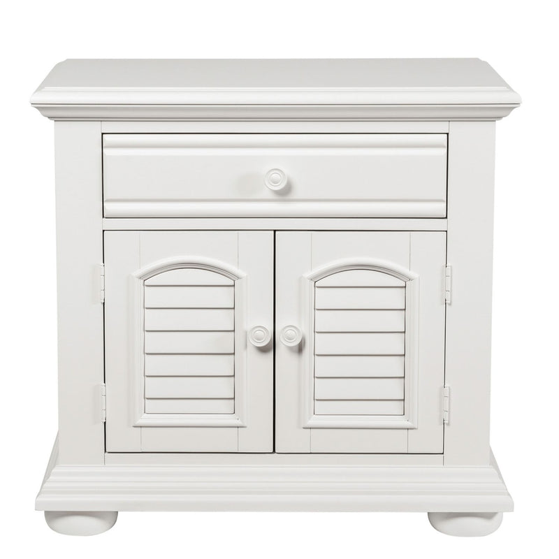 Summer House 1 Drawer Nightstand in Oyster White