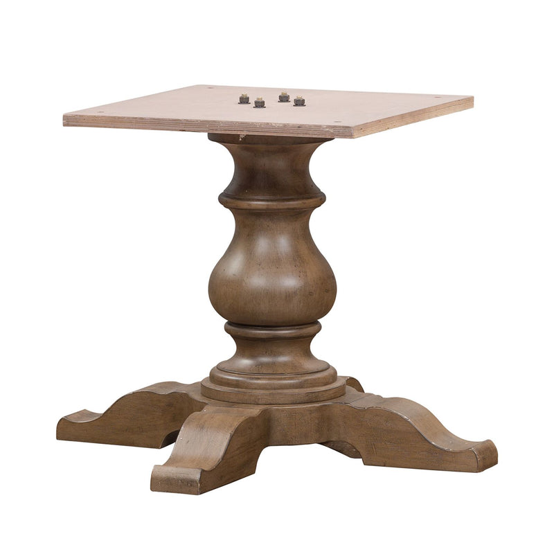 Americana Farmhouse 5 Piece Pedestal Table Set