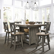 Lindsey Farm 7 Piece Gathering Table Set image