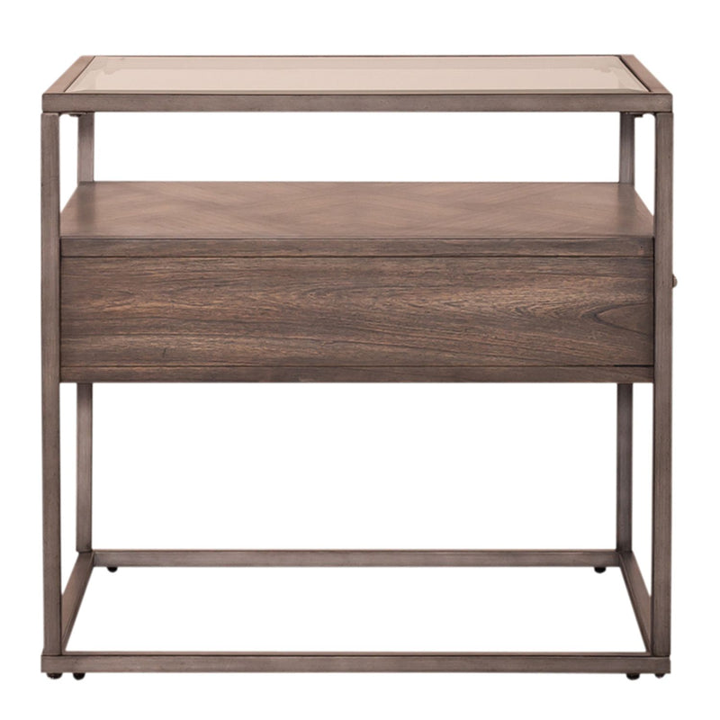 Jamestown End Table in Brown