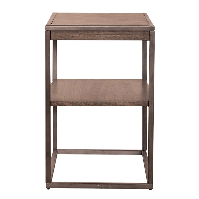 Jamestown Chair Side Table in Brown
