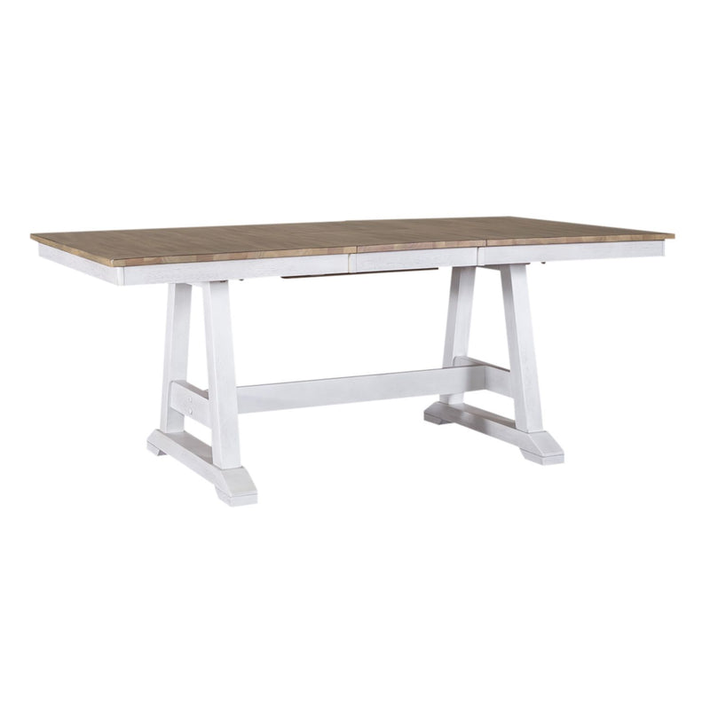 Lindsey Farm 7 Piece Trestle Table Set