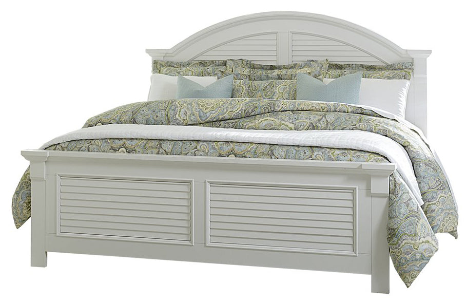 Liberty Furniture Summer House King Panel Headboard in Oyster White image
