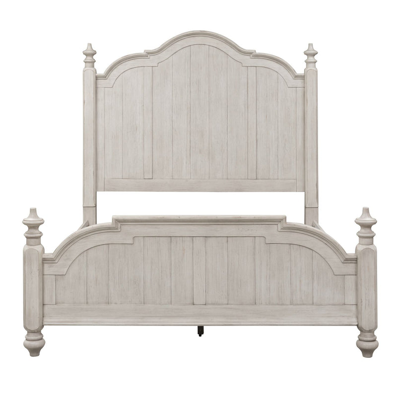 Farmhouse Reimagined King Poster Bed, Dresser & Mirror
