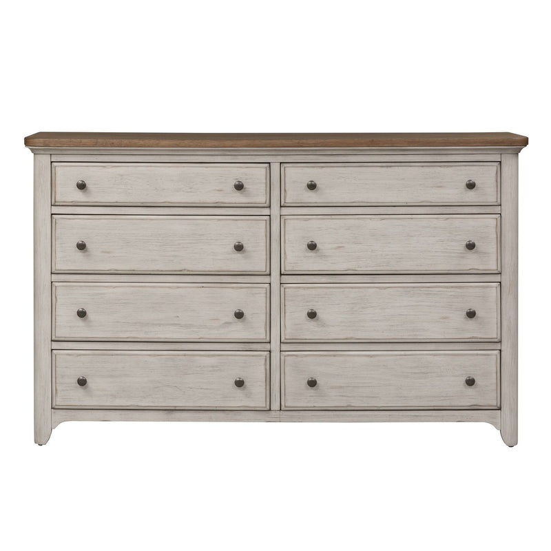 Farmhouse Reimagined Drawer Dresser in Antique White