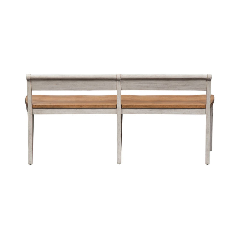 Farmhouse Reimagined Bench (RTA) in Antique White