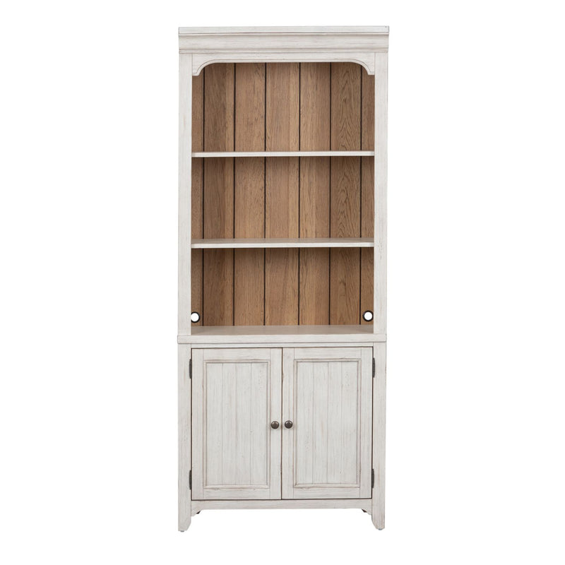 Farmhouse Reimagined Bookcase in Antique White