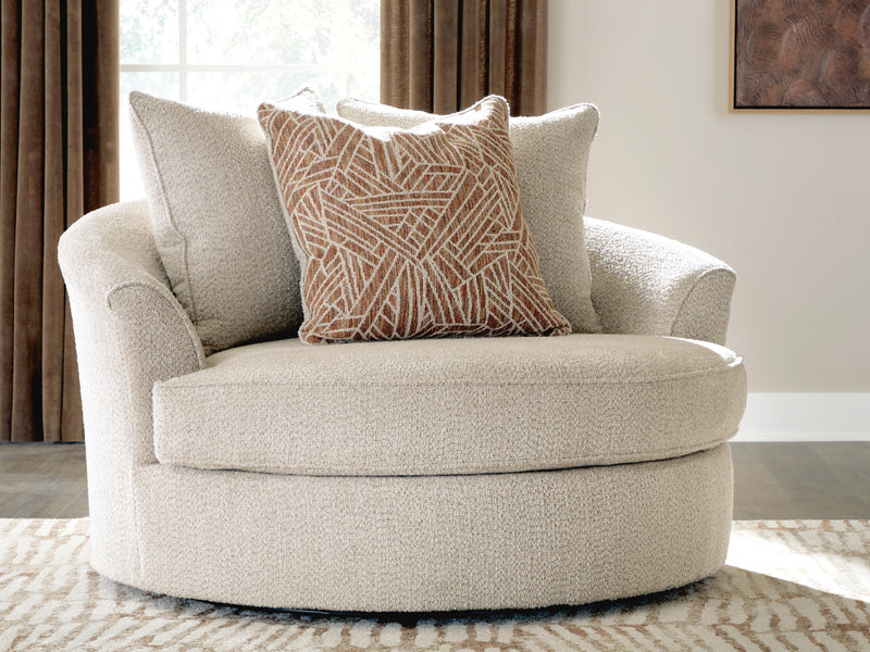 Steelwater Retreat Oversized Swivel Accent Chair