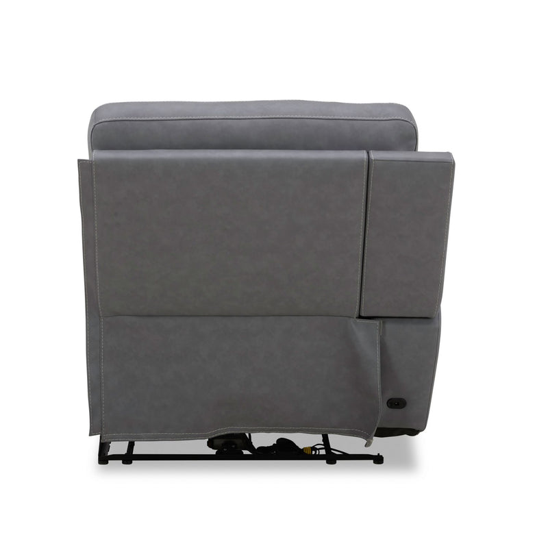 Cooper L Arm Recliner P3 & ZG - Blue Gray