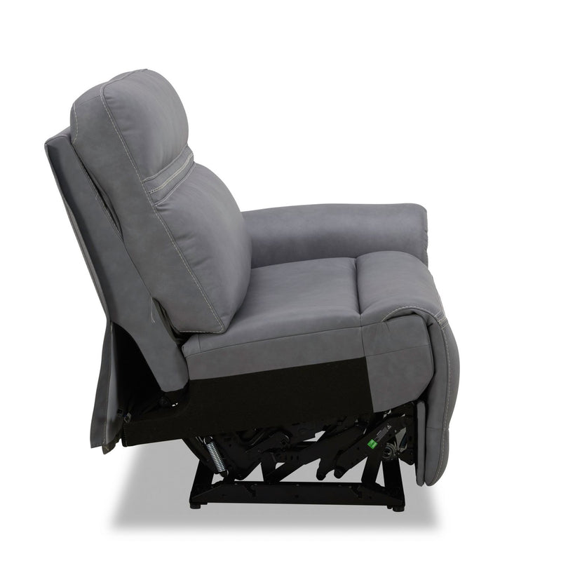 Cooper R Arm Recliner P3 & ZG - Blue Gray