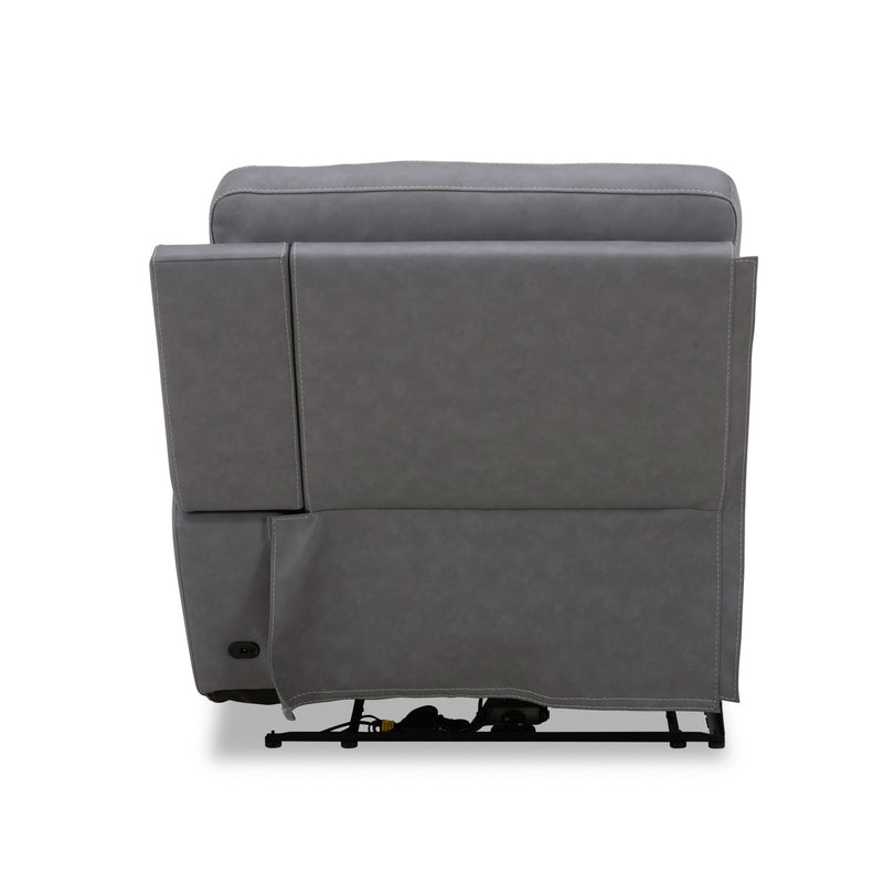 Cooper R Arm Recliner P3 & ZG - Blue Gray