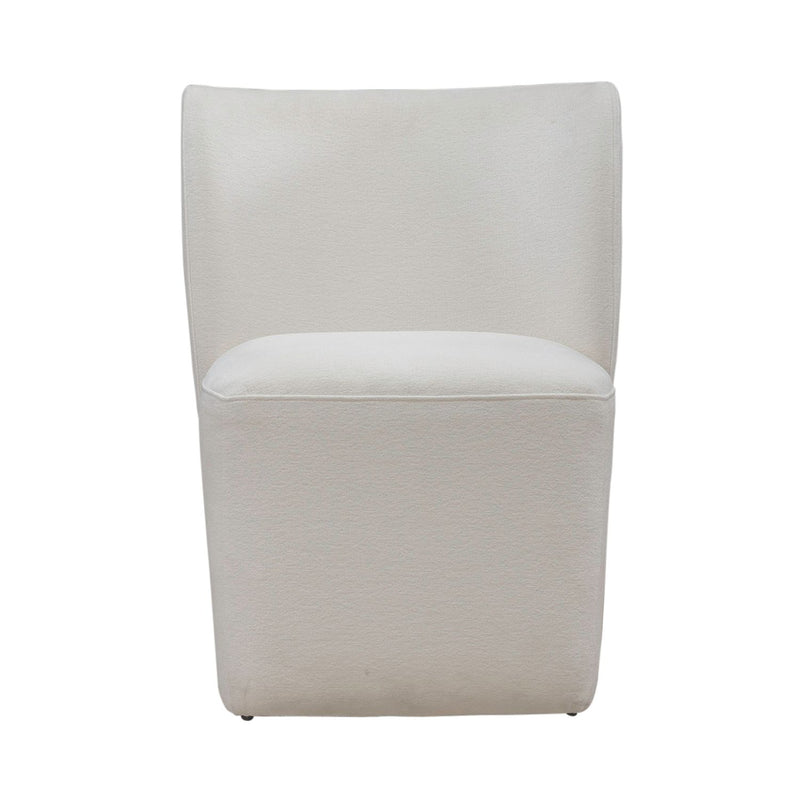 Accent Dining Accent Dining Chair w/ Casters - Ivory