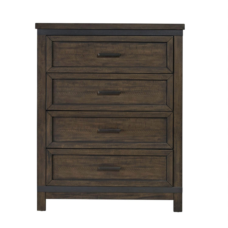 Thornwood Hills 4 Drawer Chest in Rock Beaten Gray