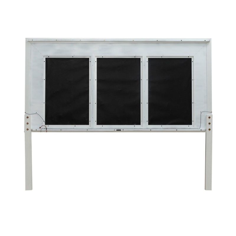 Reflections King Uph Panel HB w/ Lights