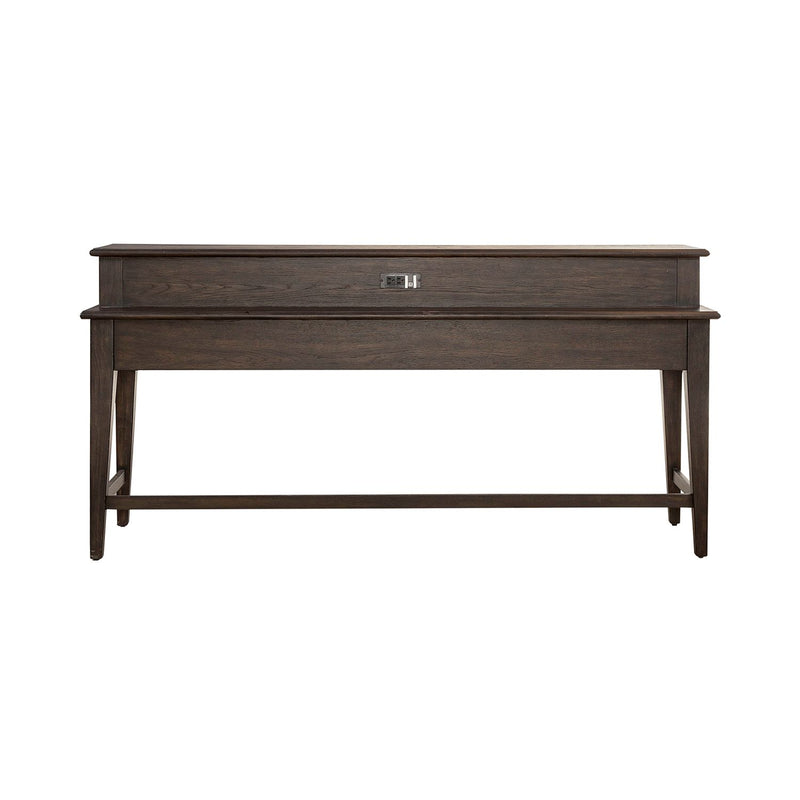Mill Creek Console Bar Table in Peppercorn