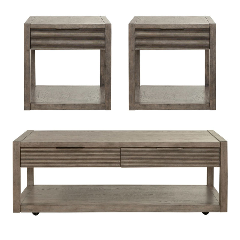 Bartlett Field 3 Piece Set (1-Cocktail 2-End Tables)