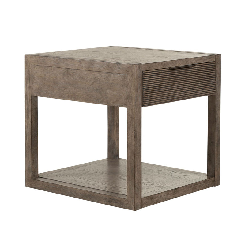 Bartlett Field End Table in Dusty Taupe