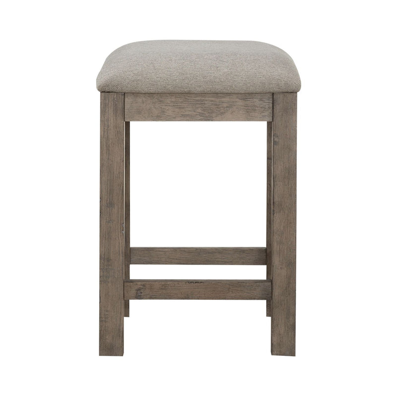 Bartlett Field Upholstered Console Stool in Dusty Taupe