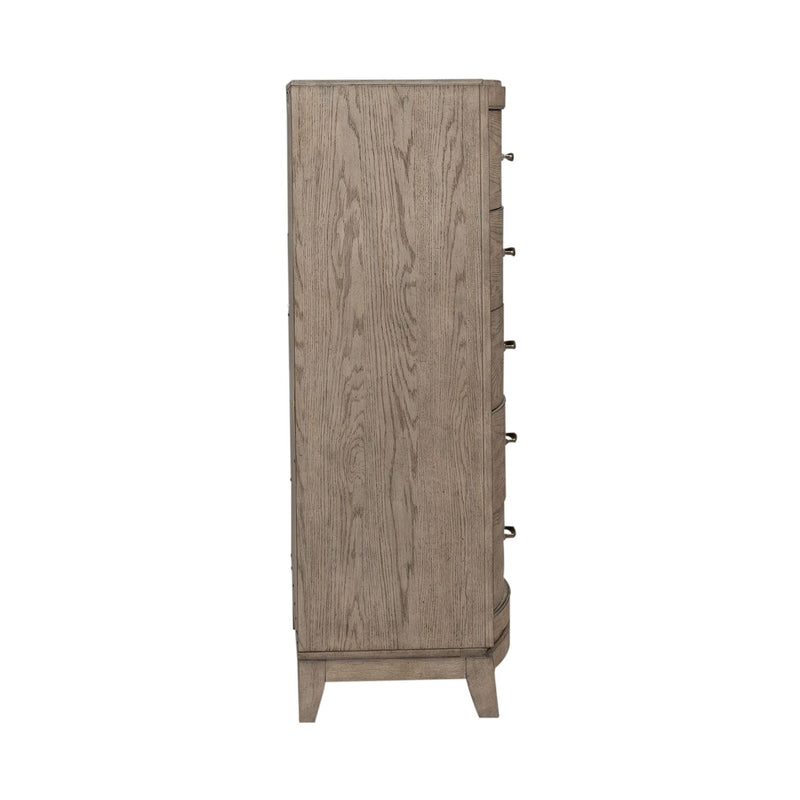 Avalon 5 Drawer Chest in Burnished Beige