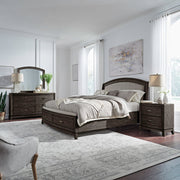 Avalon King Uph Storage Bed, Dresser & Mirror, Night Stand image