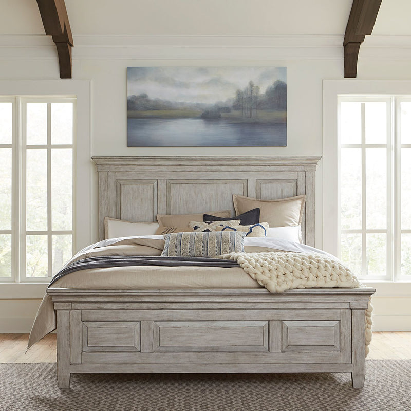 Heartland King California Panel Bed, Dresser & Mirror, Chest