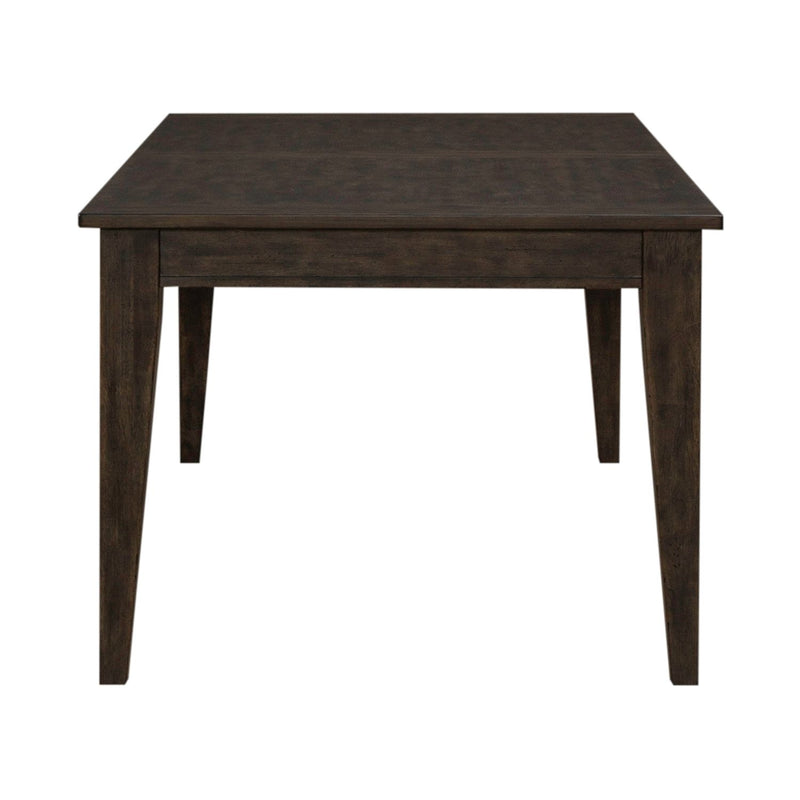 Midland Falls Rectangular Leg Table in ustic Brown