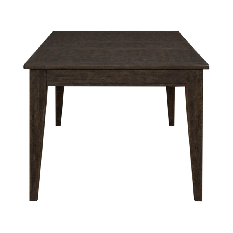 Midland Falls Rectangular Leg Table in ustic Brown