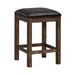 Liberty Furniture Lennox Upholstered Console Stool in Weathered Chestnut image