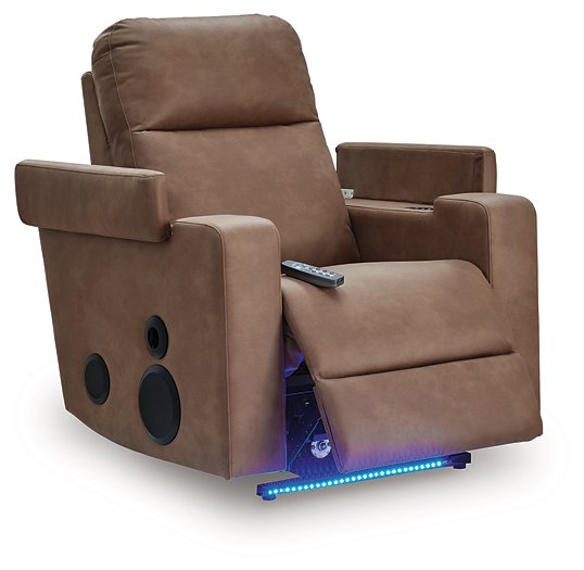 Lorrenton Power Glider Recliner with Audio System - Vicars Furniture (McAlester, OK)