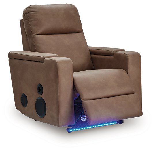 Lorrenton Power Glider Recliner with Audio System - Vicars Furniture (McAlester, OK)