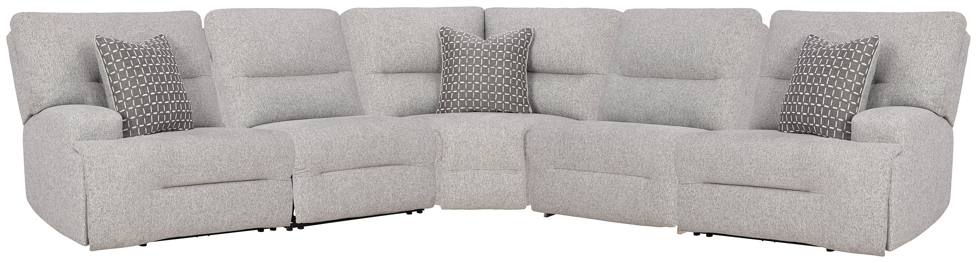Acklen Place Power Reclining Sectional - Vicars Furniture (McAlester, OK)