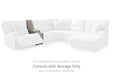 Acklen Place Power Reclining Sectional with Chaise - Vicars Furniture (McAlester, OK)