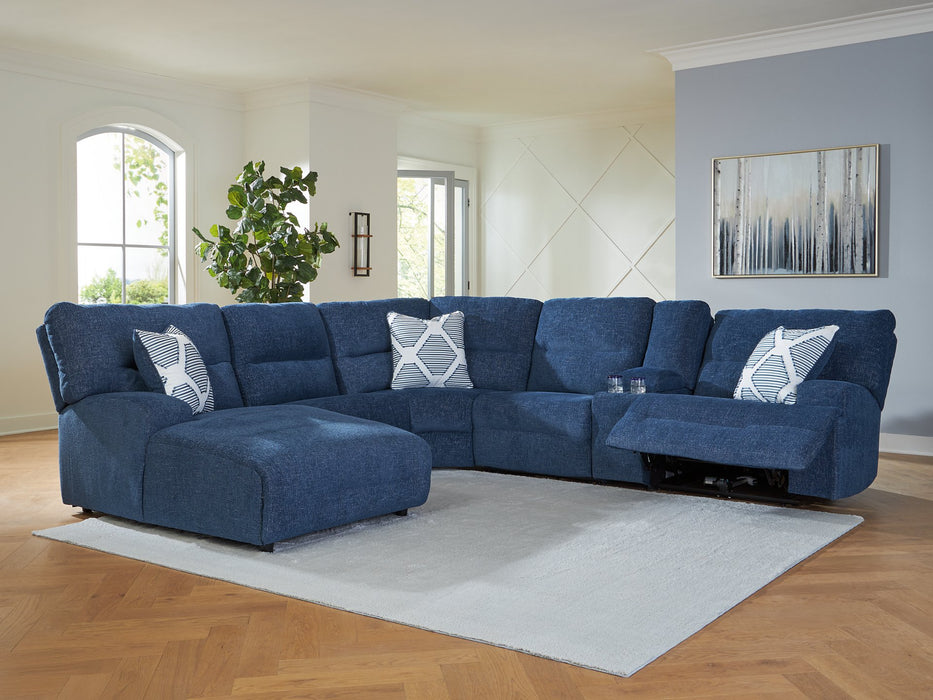 Acklen Place Power Reclining Sectional with Chaise - Vicars Furniture (McAlester, OK)