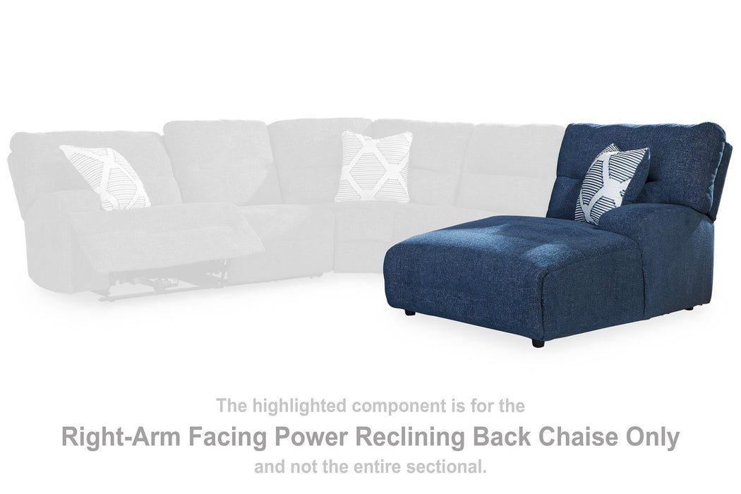 Acklen Place Power Reclining Sectional with Chaise - Vicars Furniture (McAlester, OK)