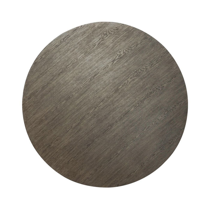 Liberty Furniture Westfield Round Pedestal Table in Havana Brown