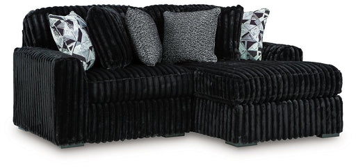 Midnight-Madness Sectional with Chaise - Vicars Furniture (McAlester, OK)