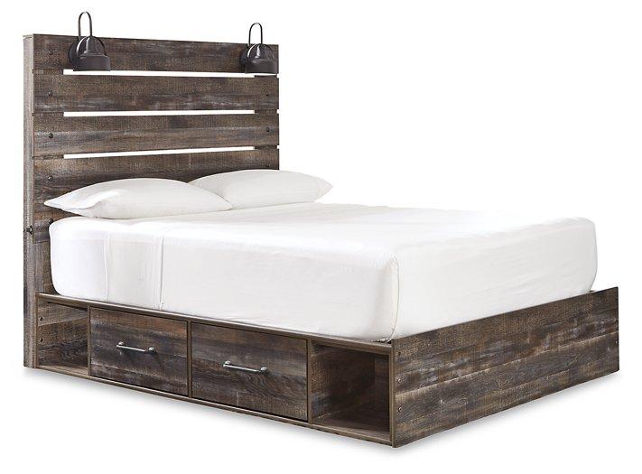 Drystan Bed with 2 Storage Drawers