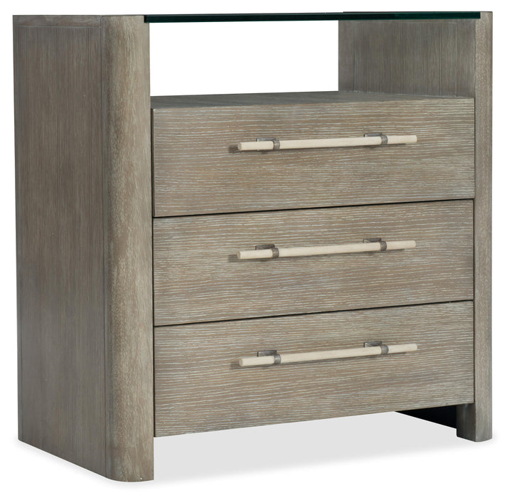 Affinity Three-Drawer Nightstand - Vicars Furniture (McAlester, OK)