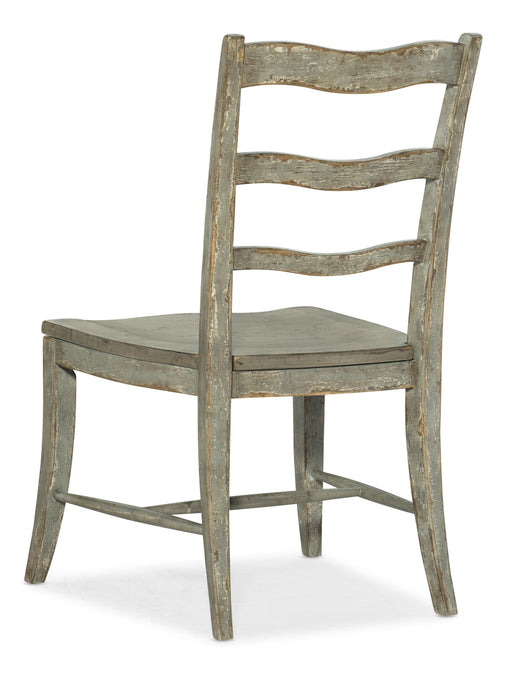 Alfresco La Riva Ladder Back Side Chair - 2 per carton/price ea - Vicars Furniture (McAlester, OK)