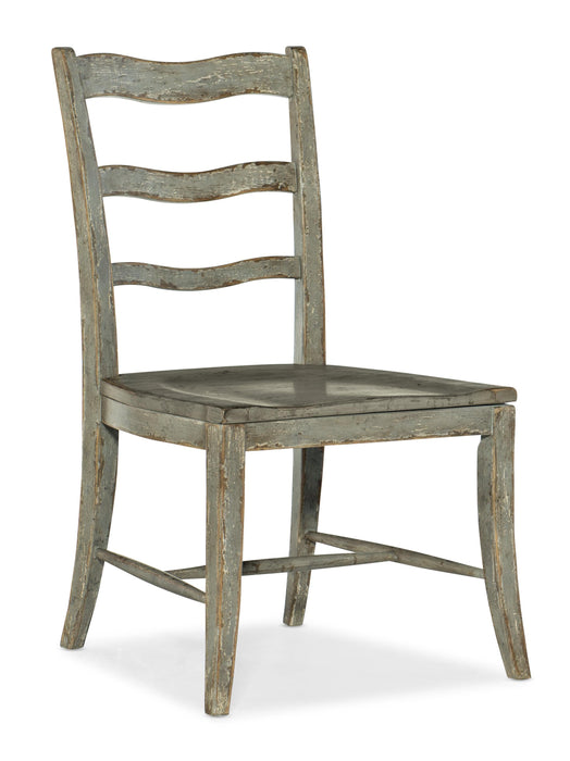 Alfresco La Riva Ladder Back Side Chair - 2 per carton/price ea - Vicars Furniture (McAlester, OK)