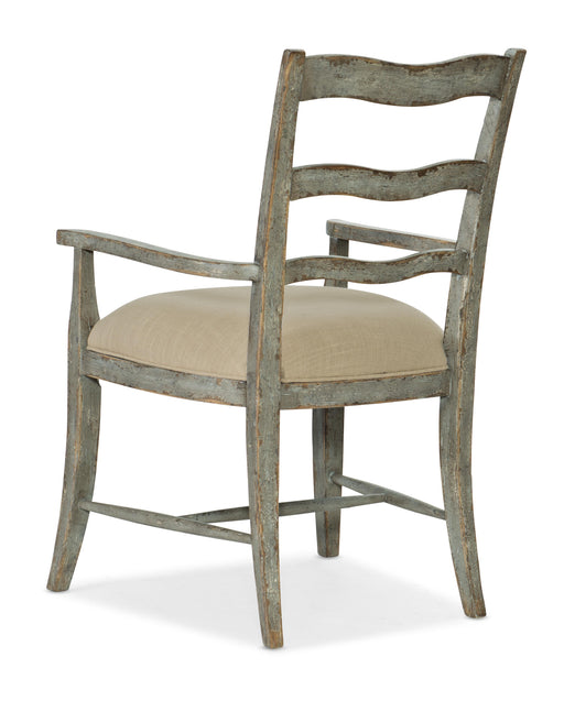 Alfresco La Riva Upholstered Seat Arm Chair - 2 per carton/price ea - Vicars Furniture (McAlester, OK)