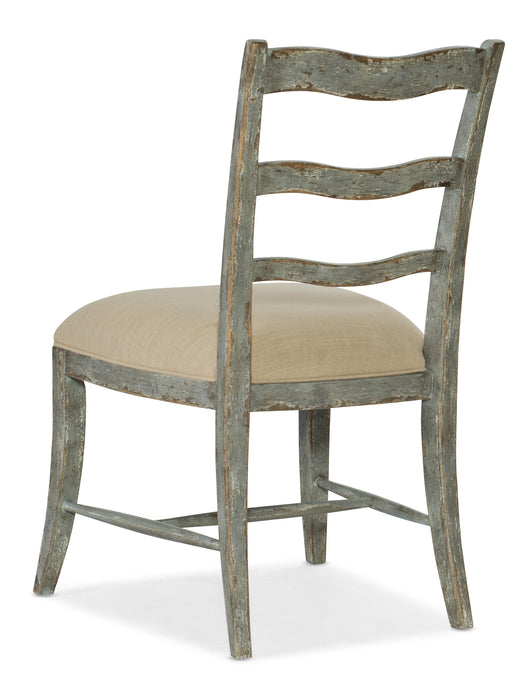Alfresco La Riva Upholstered Seat Side Chair - 2 per carton/price ea - Vicars Furniture (McAlester, OK)