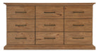 Big Sky Nine Drawer Dresser - Vicars Furniture (McAlester, OK)