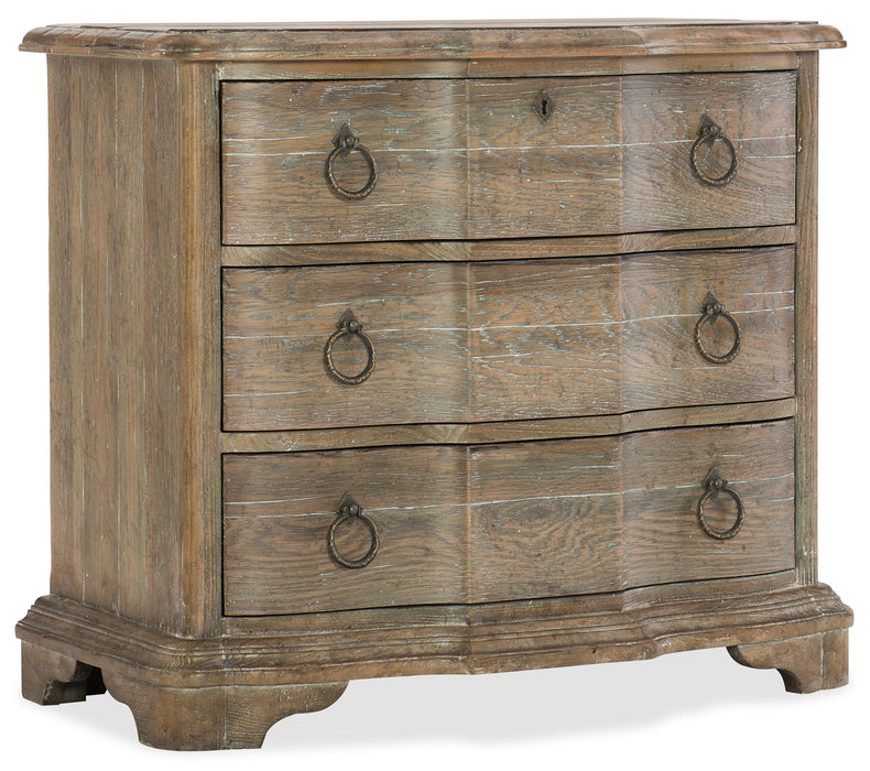 Boheme Bastogne Three-Drawer Nightstand - Vicars Furniture (McAlester, OK)