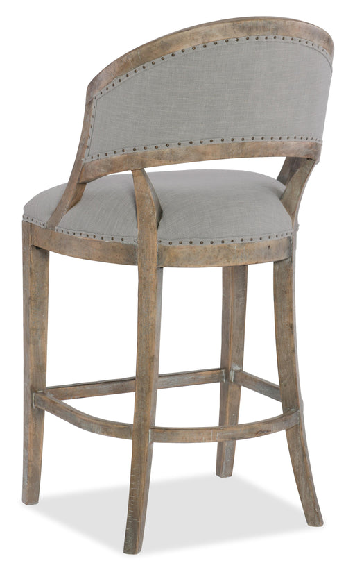 Boheme Garnier Barrel Back Bar Stool - Vicars Furniture (McAlester, OK)