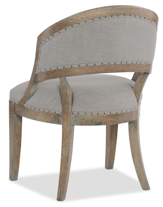 Boheme Garnier Barrel Back Chair - 2 per carton/price ea - Vicars Furniture (McAlester, OK)