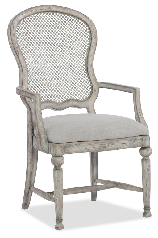 Boheme Gaston Metal Back Arm Chair - 2 per carton/price ea - Vicars Furniture (McAlester, OK)