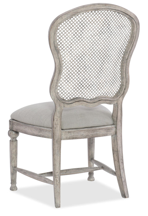 Boheme Gaston Metal Back Side Chair - 2 per carton/price ea - Vicars Furniture (McAlester, OK)