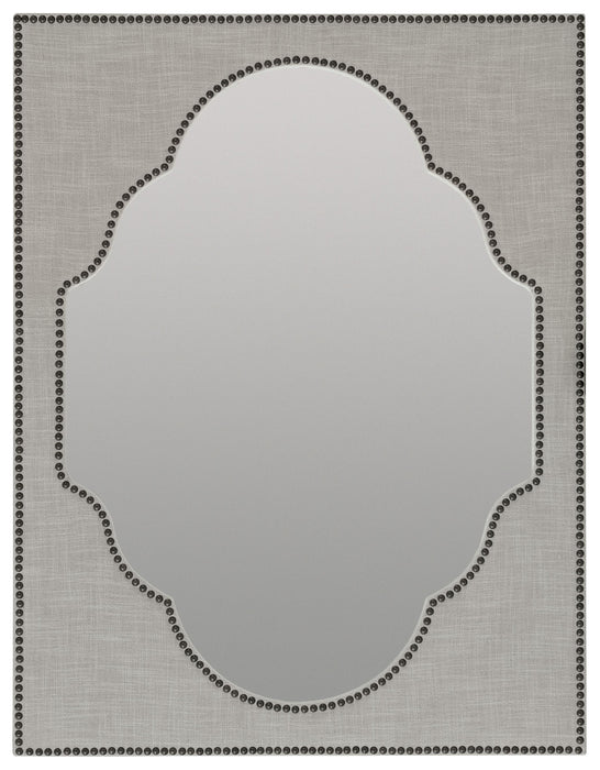 Boheme Nourmand Linen Wrapped Mirror - Vicars Furniture (McAlester, OK)